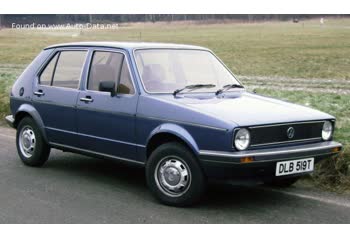 المواصفات والتفاصيل التقنية الكاملة 1982 Volkswagen Golf I (5-door) 1.6 TD (70 Hp)