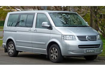 المواصفات والتفاصيل التقنية الكاملة 2003 Volkswagen Multivan (T5) 2.5 TDI (174 Hp)