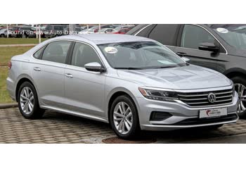 المواصفات والتفاصيل التقنية الكاملة 2020 Volkswagen Passat (North America, A34) 2.0 TSI (174 Hp) Tiptronic