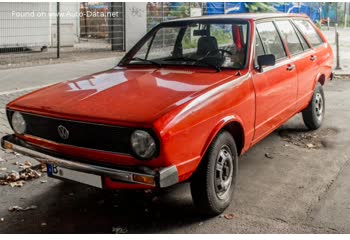 المواصفات والتفاصيل التقنية الكاملة 1973 Volkswagen Passat Variant (B1) 1.5 (86 Hp)