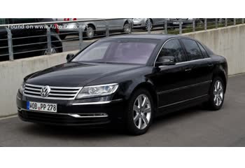 Full specifications and technical details 2010 Volkswagen Phaeton (facelift 2010) 3.0 V6 TDI (240 Hp) CR DPF 4MOTION