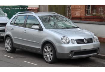 Full specifications and technical details 2004 Volkswagen Polo IV Fun 1.4 i 16V (75 Hp)