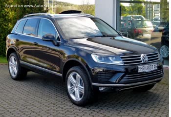 Full specifications and technical details 2014 Volkswagen Touareg II (7P, facelift 2014) 3.0 V6 TSI (380 Hp) Hybrid 4MOTION Automatic