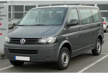 2009 Volkswagen Transporter (T5, facelift 2009) Kombi 2.0 TDI (180 Hp) DSG L2H2 thumb image