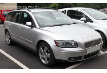 المواصفات والتفاصيل التقنية الكاملة 2004 Volvo V50 2.5 T5 20V (220 Hp)