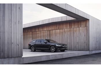 المواصفات والتفاصيل التقنية الكاملة 2020 Volvo V90 (facelift 2020) Recharge 2.0 T6 (253 Hp) Plug-in Hybrid AWD Geartronic