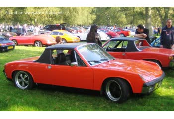 المواصفات والتفاصيل التقنية الكاملة 1969 VW-Porsche 914 1.7 (80 Hp)