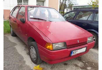 Full specifications and technical details 1991 Zastava Yugo Florida 1.3 (103 A) (68 Hp)