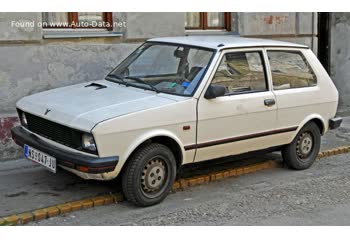 المواصفات والتفاصيل التقنية الكاملة 1990 Zastava Yugo Koral 1.3 (65 Hp)