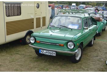 المواصفات والتفاصيل التقنية الكاملة 1979 ZAZ 968M 1.2 V4 (42 Hp)