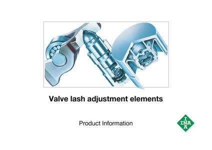 Valve lash adjustment elements - صورة الغلاف